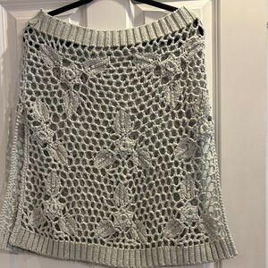 White House Black Market Light Gray shrug